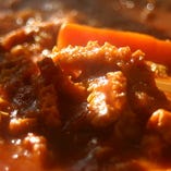 ハチノス（トリップ）の柔らかトマト煮込み　パスティス風味