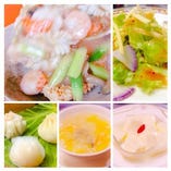 ランチ限定お得な海鮮と季節野菜おこげセット
1３90円税込