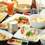 シンガポール料理を堪能できるご宴会コース
飲み放題もあります