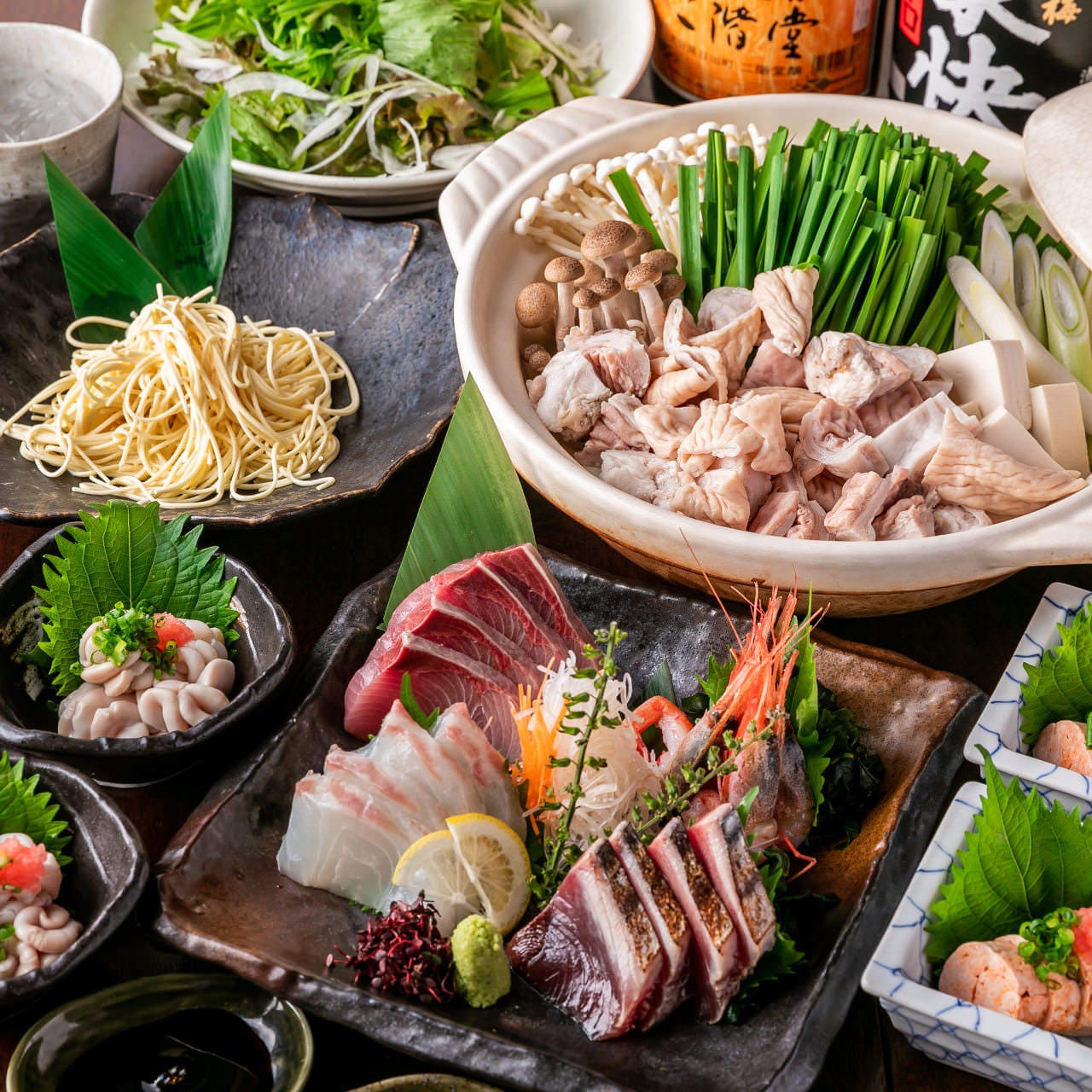 初夏のスタミナコース 2 5h飲放 〆のラーメンで 野菜たっぷり塩もつ鍋 が選べる ほっこりｺｰｽ4 の詳細 ひだりうまでん助 高円寺店 高円寺 居酒屋 ぐるなび