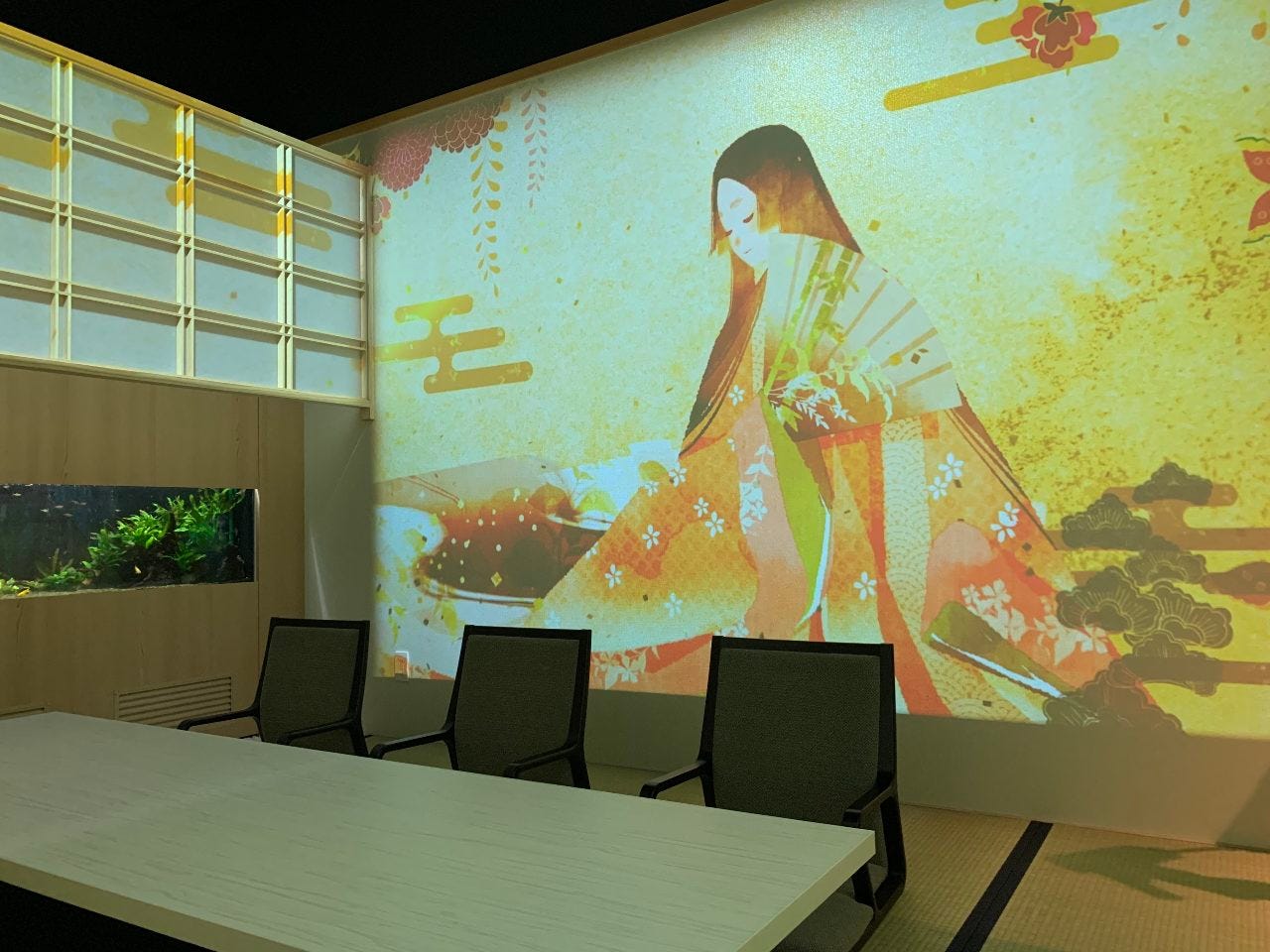 日本料理 魚月 コース 2h飲み放題付き プロジェクションされる物語と同時に進行 スペシャルコース 竹取物語コース 10 000円 ぐるなび