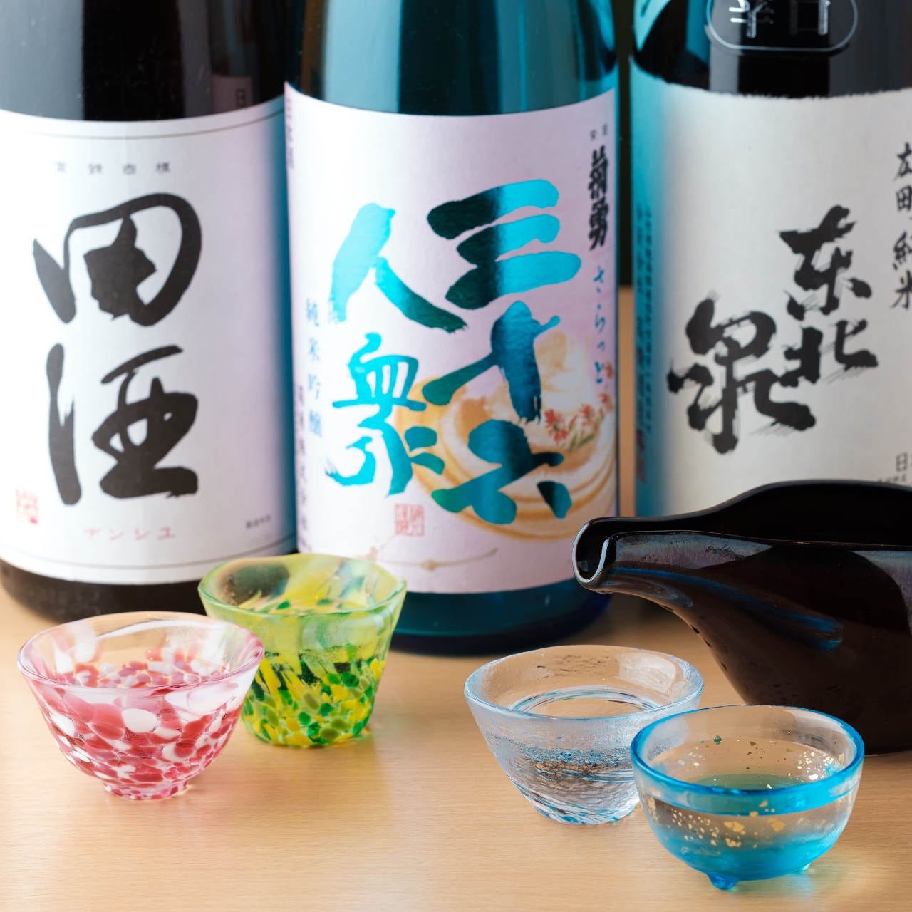 日本酒は鮨と相性の良いものを吟味