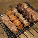 おまかせふもと赤鶏串焼5本盛り