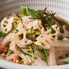 とりまぶし 博多本店_大根サラダ燻製明太和え