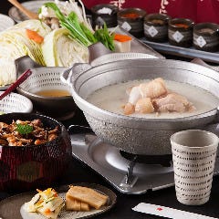 とりまぶし 博多本店_【お料理のみ】名物とりまぶし＆博多水炊きを手軽に堪能「どんたくコース〈全3品〉」