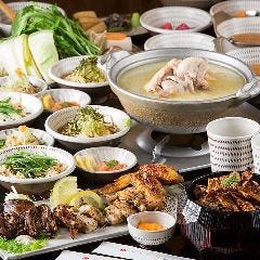 とりまぶし 博多本店_【お料理のみ】前菜や肴、デザート付き◎とりまぶし＆水炊きも贅沢に楽しむ「ウグイスコース〈全9品〉」
