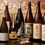 日本酒も豊富にご用意しております。