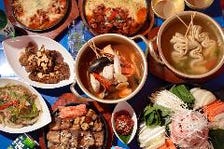 豊富な韓国料理