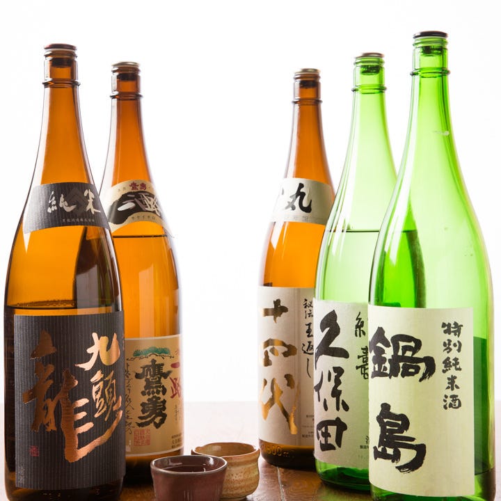 日本酒の品揃えに自信あり！全国各地の銘酒が楽しめます