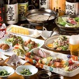 【120分VIP飲み放題付】博多ならではの選べる鍋料理など全7品『鍋宴会コース』