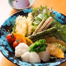 糸島産 野菜の天ぷら