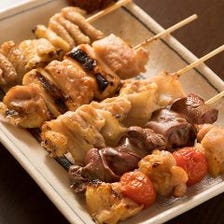 “あな蔵”の美味しい串焼き料理