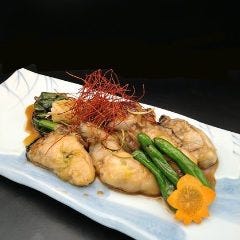 下仁田ネギと牡蠣のステーキ