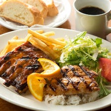 リブ ＆ 照り焼きチキンコンボ
Ribs ＆ Grilled Teriyaki Chicken