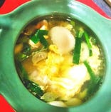 上海小龍包とふわふわ玉子のスープ