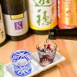 全国各地から取り寄せた日本酒を豊富にご用意！