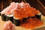 蟹とイクラのぶっかけ寿司 ９８０円（税抜）