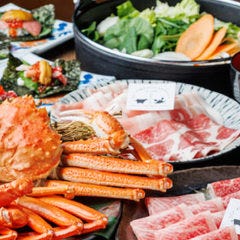 Sukiyaki Zuwaigani Tarabagani Tabehodai Wagyu-to Kani Kyotoekimae