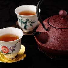 中国茶(陳年烏龍茶/茉莉春毫/白桃烏龍茶/茘枝紅茶/龍井茶)