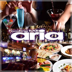 300種類のカクテルと創作料理のお店 aria（アリア）
