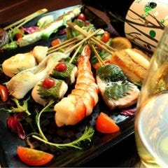 鉄板串焼き DINING 串ばる 北野坂店 コースの画像
