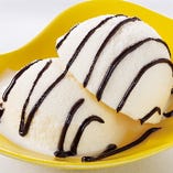 チョコバニラアイスクリーム