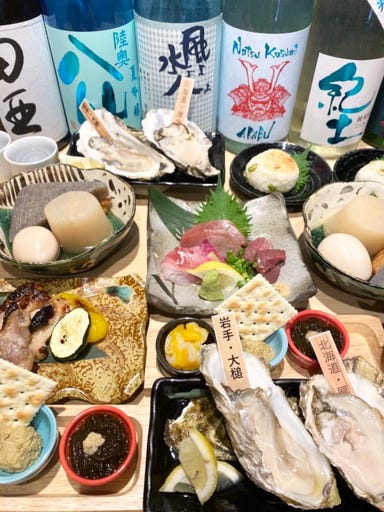 日本酒と牡蠣・・・時々おでん BACHIYA府中店 コースの画像