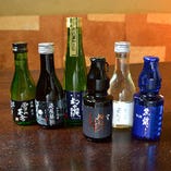 各種日本酒を飲み易い一合瓶で取り揃えました。