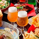 【ペアリング】
アメリカ料理×クラフトビールは相性ばっちり