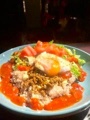 十六穀玄米のタコライス