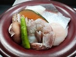 海鮮陶板焼き定食