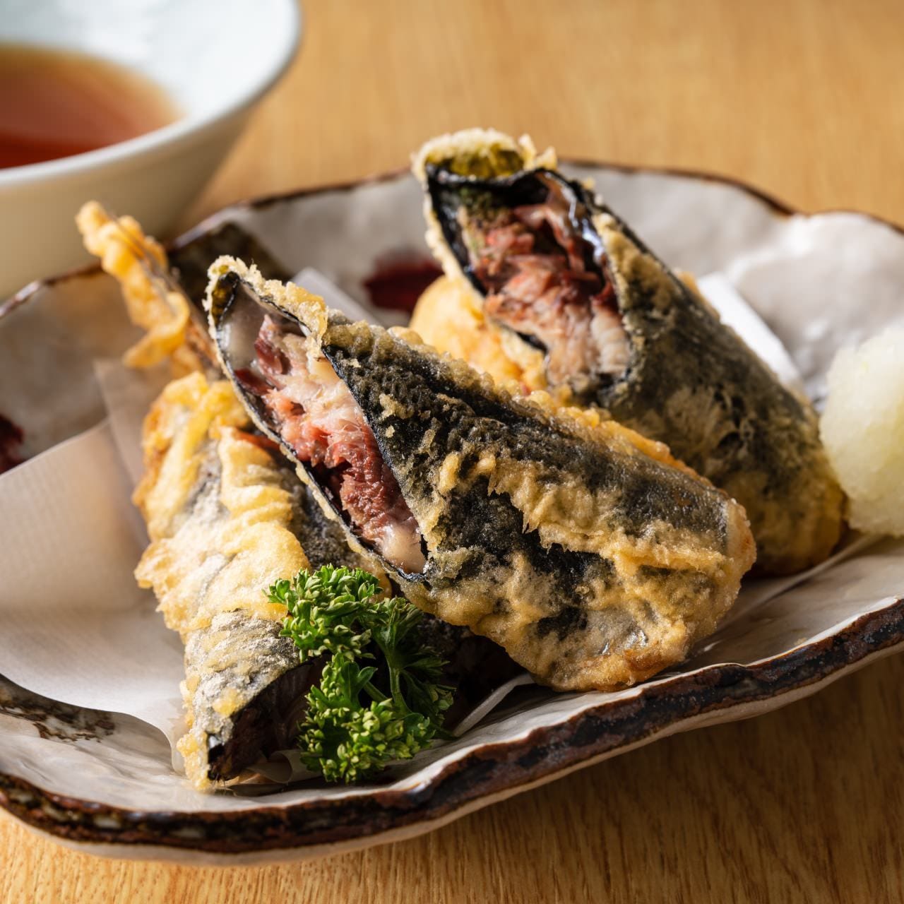 【コース】ササミ梅紫蘇揚げ