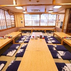 店貸切は80~100名様!エリア貸切は50~70名様までご着席可能◎