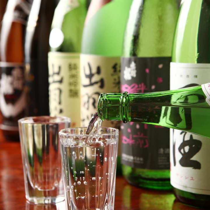 西田酒造と出羽桜酒造の日本酒を常備