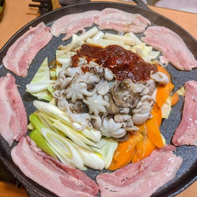 韓国料理 サラン 心斎橋店_チュクミサムギョプサルセット