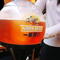 一番搾りバズーカピッチャーは、冷えた状態でご提供が可能！