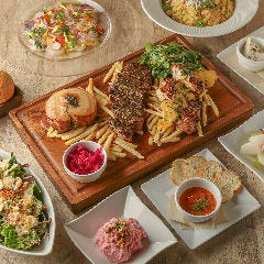 ＤＥＮ 表参道_《料理長お勧め！春の歓送迎会プラン》前菜3種やお肉3種料理盛り合わせ等全6品【2.5時間飲み放題付き】