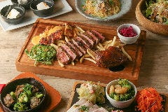 ＤＥＮ 表参道_8/1～《料理長お勧め夏の宴会プラン》前菜3種やお肉3種料理盛り合わせ等全6品【2.5時間飲み放題付き】
