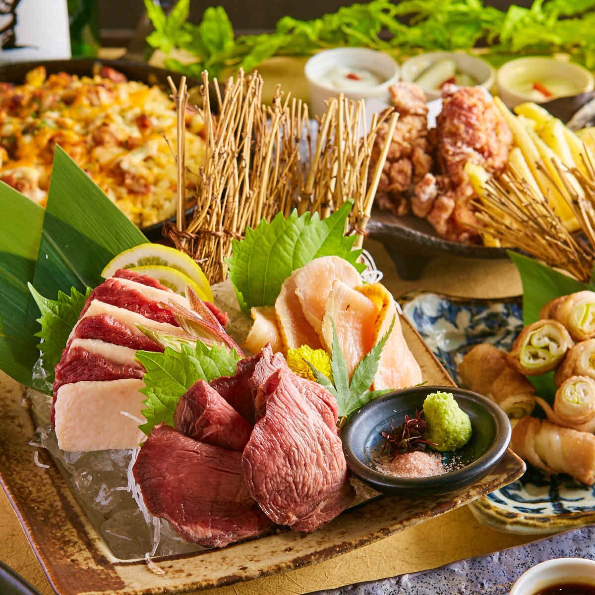 肉和食 極上ローストビーフのうにくなど肉堪能 2時間飲み放題付き8品4000円 3500円 飲み会 宴会の詳細 全席個室 居酒屋 はなれ 離 仙台駅前店 仙台 居酒屋 ぐるなび