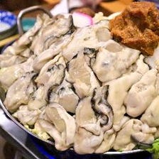 プリプリ、ゴロゴロの大粒牡蠣鍋