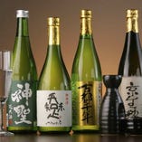 日本酒も充実しています。蒸し料理には純米酒がおすすめです。