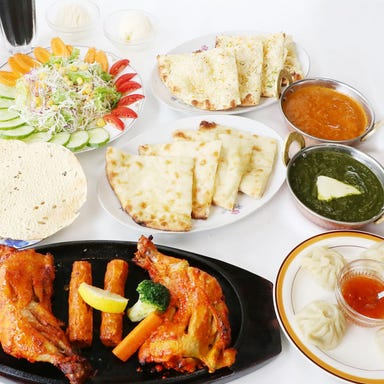 インド料理 モティマハル_【カップルセット】お好みに合わせてカレー・ナンを2つずつセレクト♪ 2名様で3,800円(税込)★
