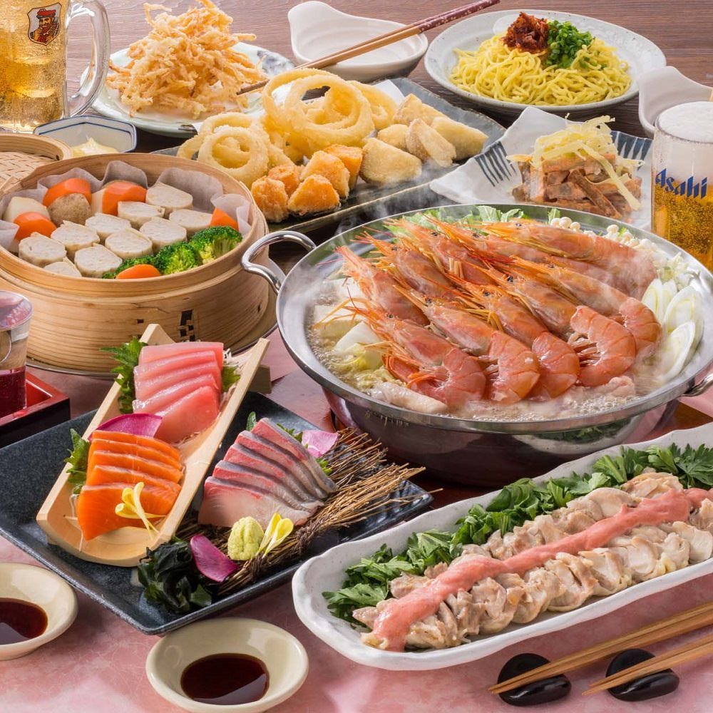 海老出汁鍋コース 全8品 3時間プレミアム飲み放題付5 800円 4 500円 税込 家族会 食事会にの詳細 北の味紀行と地酒 北海道 八重洲 店 東京駅 八重洲 居酒屋 ぐるなび