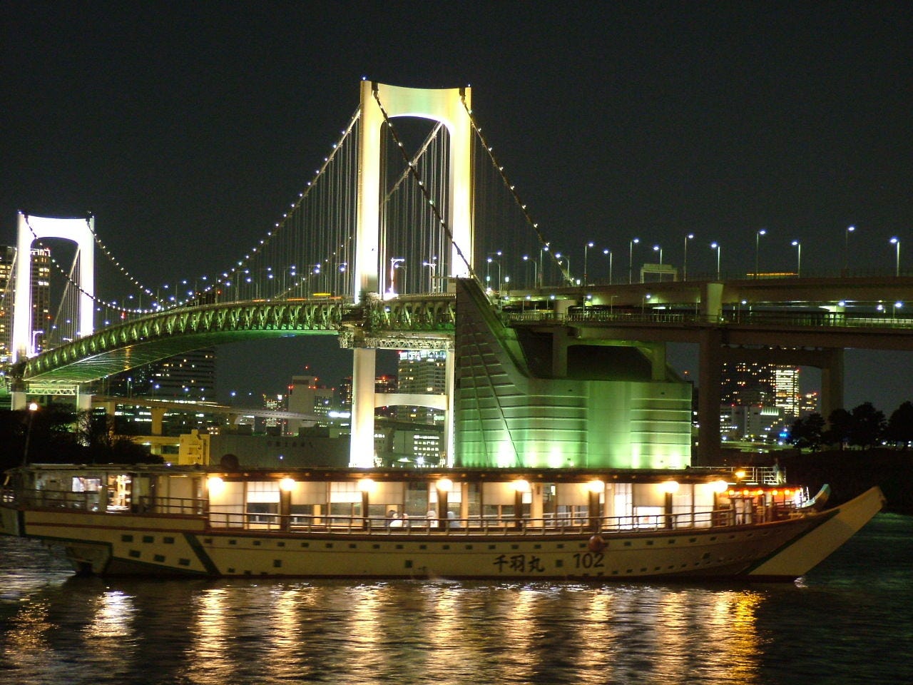 お台場の夜景をご堪能