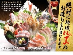 新鮮で豪快な刺身を食べるなら絶対に魚頂天！