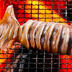 磯丸水産 河原町三条店_◆イカの浜焼
これぞTHE・浜焼き！イカの焼ける香りが食欲をかきたてます♪ぷりっぷりで肉厚の歯ごたえがたまりません。お酒のあてにもぴったりです。