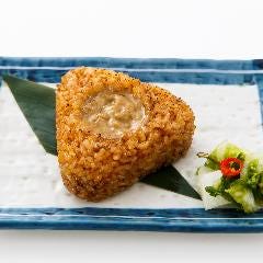 磯丸水産 河原町三条店_蟹味噌焼きおにぎり