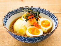 磯丸水産 河原町三条店_半熟玉子の揚げ出しイクラ鬼おろし