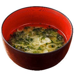 磯丸水産 河原町三条店_生海苔味噌汁