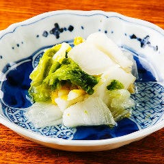 磯丸水産 河原町三条店_白菜漬け
